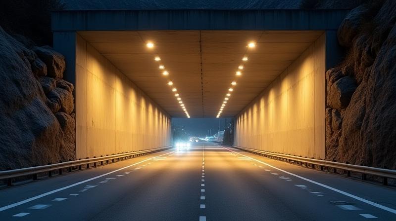 Bild eines Mauttunnels in Österreich